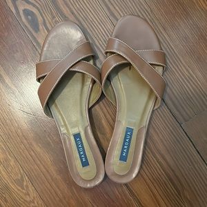 Margaux cognac sandals size 38.5